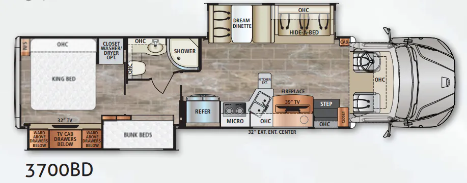 Dynamax Corp DynaQuest XL 3700BD floor plan