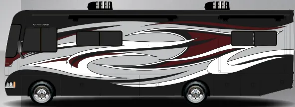 Fleetwood Pace Arrow LXE 38K exterior