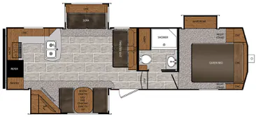 Prime Time Crusader Lite 27RK floor plan