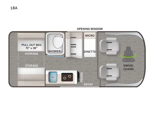 2023 Thor Motor Coach Scope 18A - Photo 3