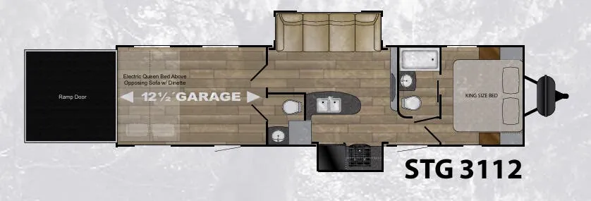Cruiser RV Stryker STG 3112 floor plan