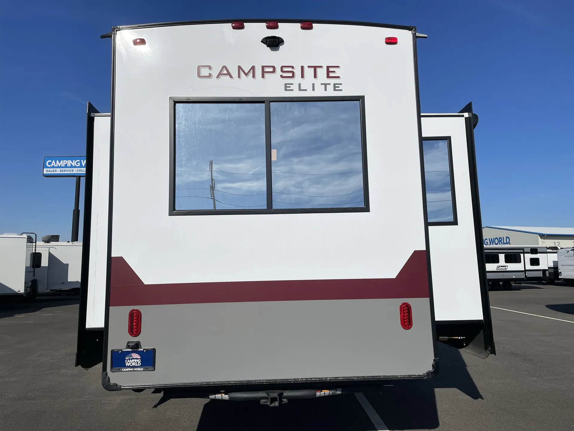 2027 Forest River Campsite Elite 36RF — backside