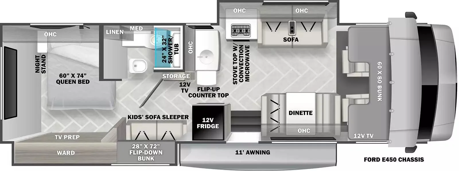 2024 Forest River Forester 3251DSLE - Floor plan
