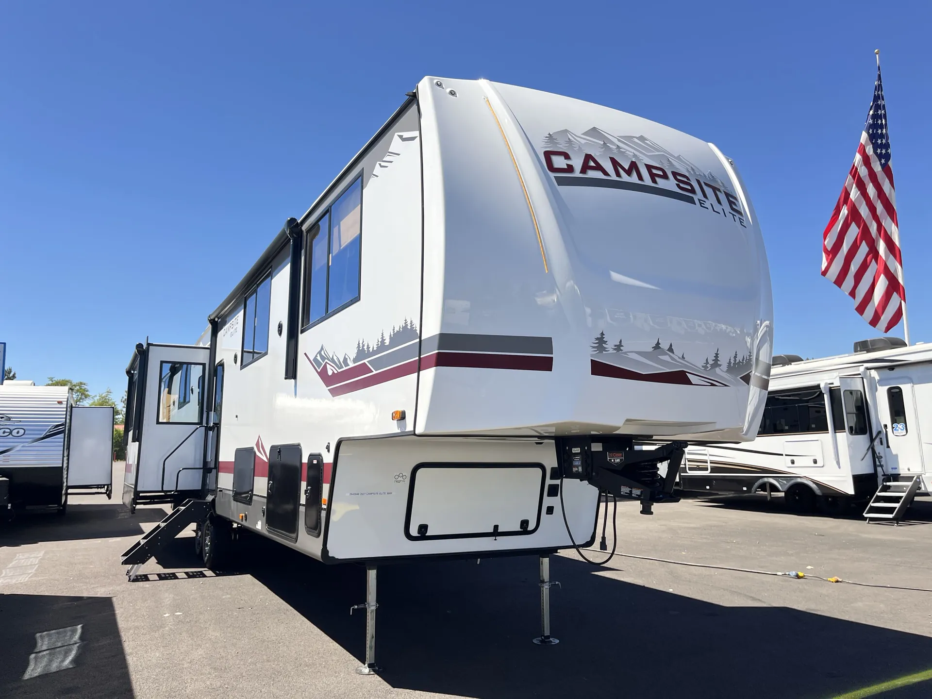 2027 Forest River Campsite Elite 36RF — campside