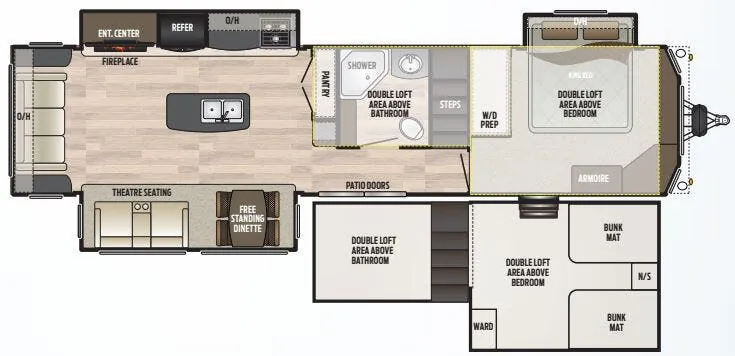 Keystone Residence 401FLFT floor plan