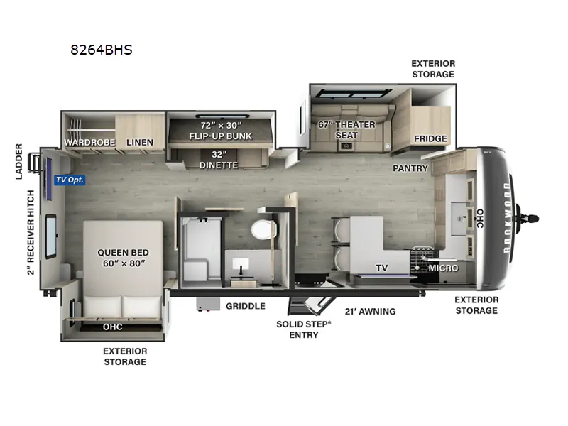 2025 Forest River Rockwood Signature 8264BHS - Photo 3