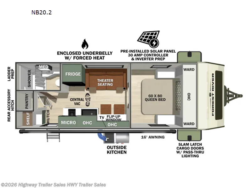 2026 Forest River No Boundaries NB202