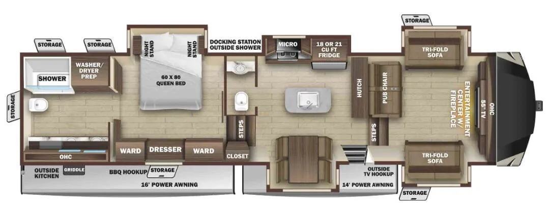 Highland Ridge Open Range 373RBS floor plan