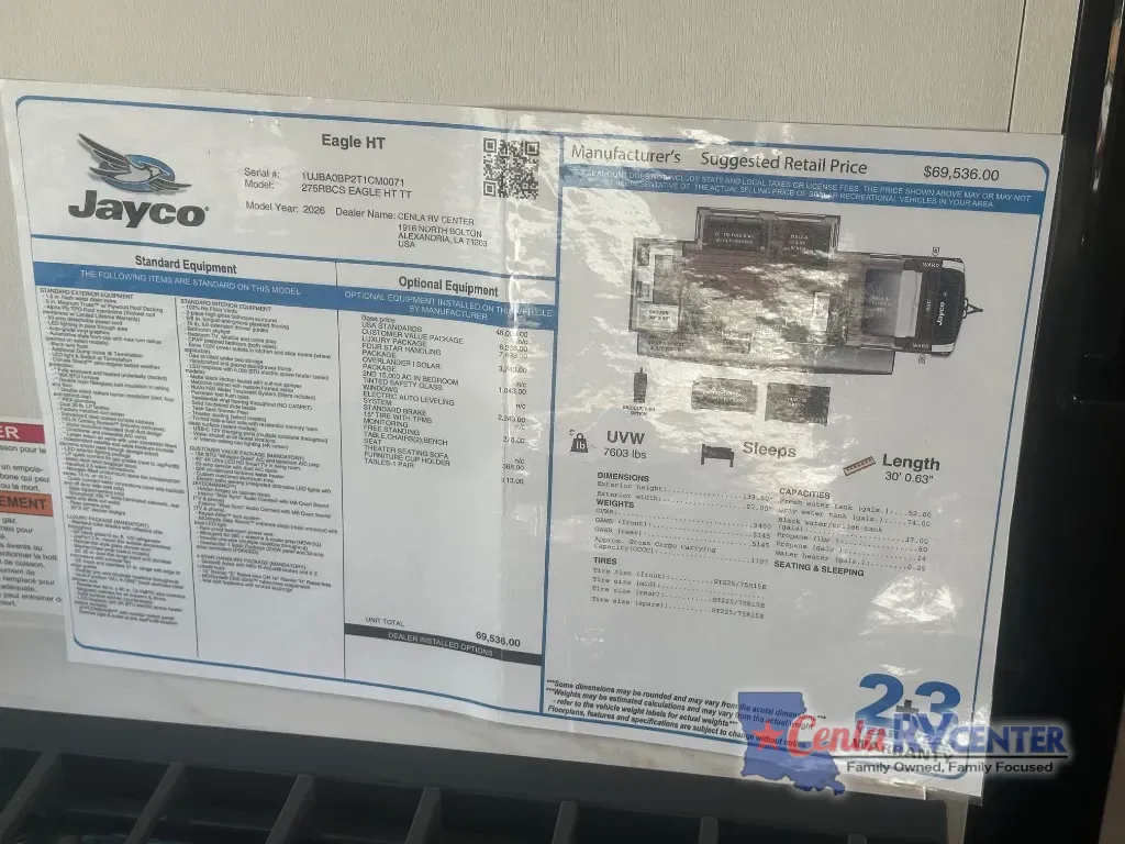 2026 Jayco Eagle HT 275RBCS - Photo 4