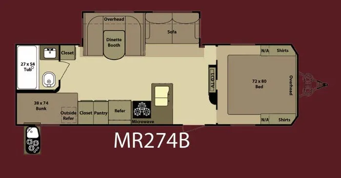 Highland Ridge Mesa Ridge MR274B floor plan