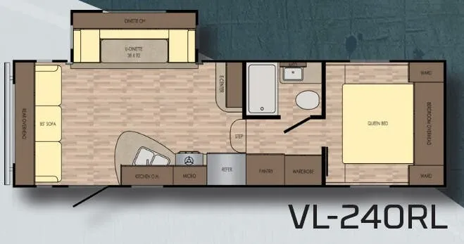 CrossRoads Volante 240RL floor plan
