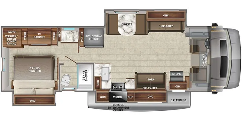 Jayco Seneca 37TS floor plan