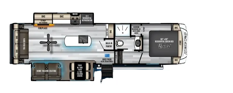 Forest River Cherokee Arctic Wolf 291RL floor plan