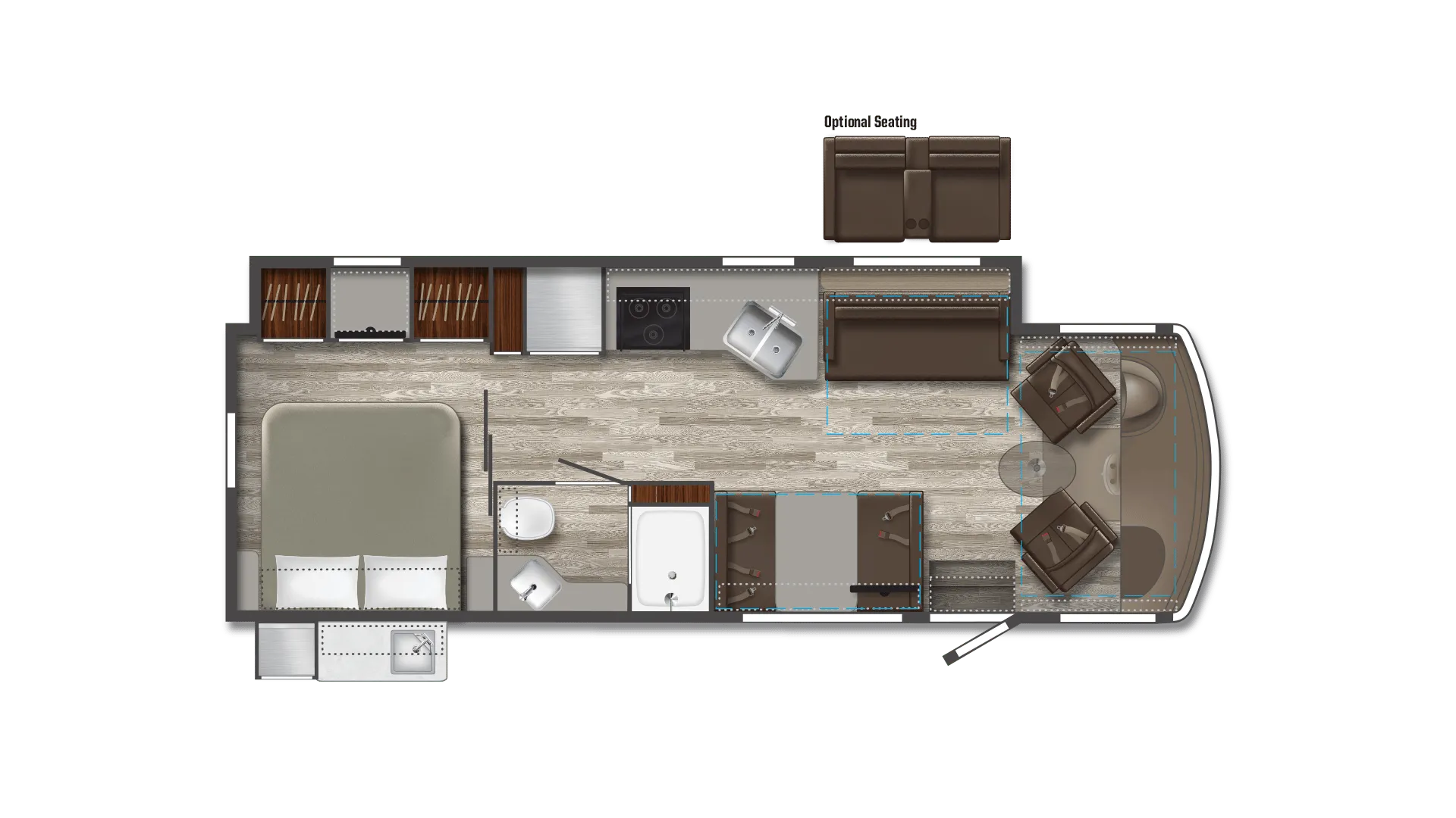 Winnebago Sunstar 29V floor plan