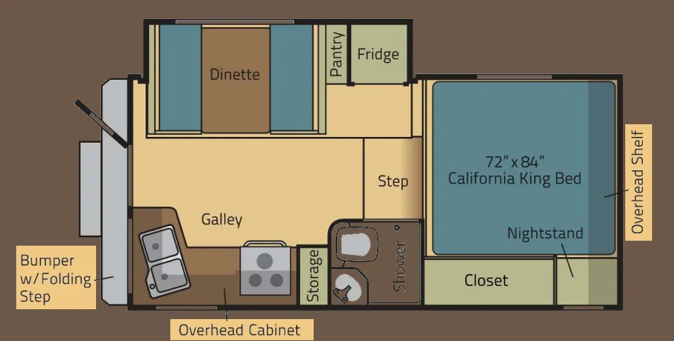 Adventurer Eagle Cap 960 floor plan