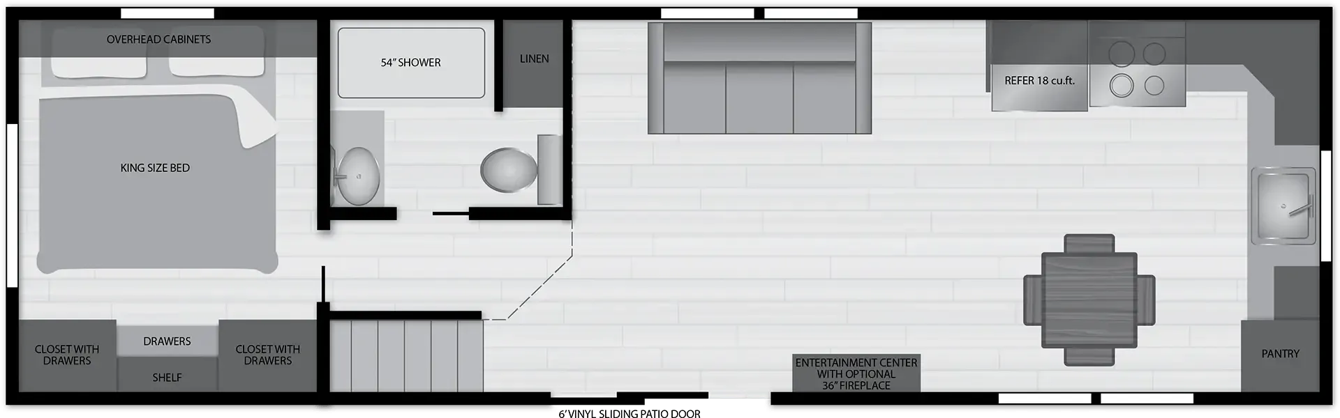 Kropf Lakeside 8155 floor plan