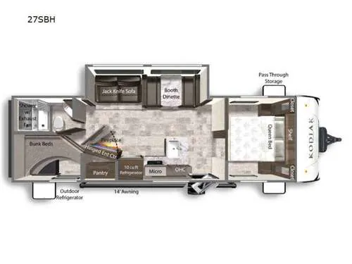 2024 Dutchmen Kodiak SE 27SBH - Photo 3