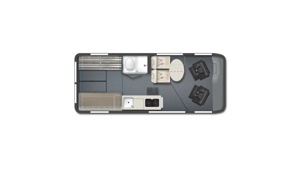 2024 Winnebago Solis NPF 59P floor plan