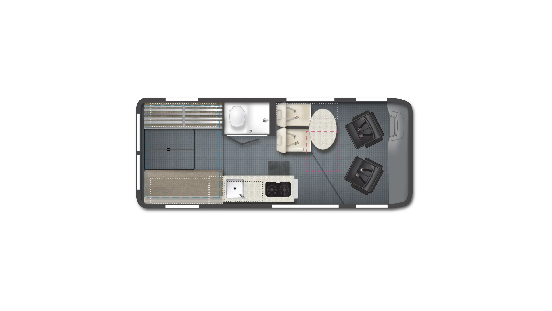 2024 Winnebago Solis NPF 59P - Floor plan