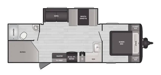 Keystone Springdale Classic 269DBC floor plan