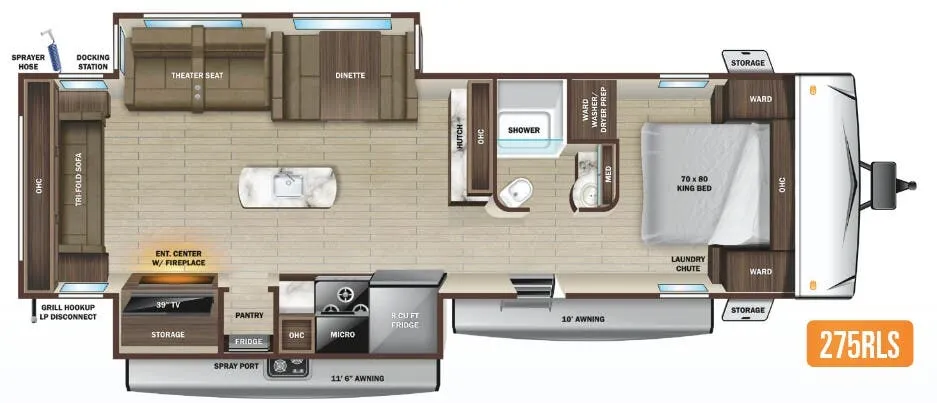 Highland Ridge Open Range Light 275RLS floor plan