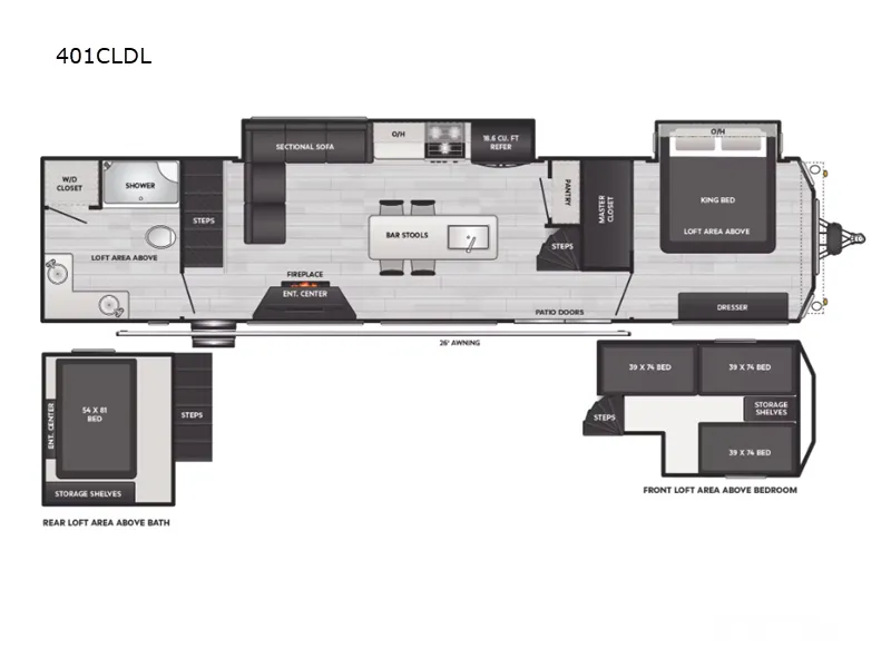 2025 Keystone Residence 401CLDL - Photo 3