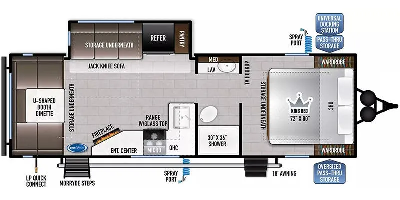 East to West Della Terra 251RD floor plan