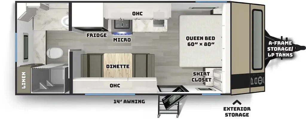 2026 Palomino Pause Reboot Edition 194 floor plan