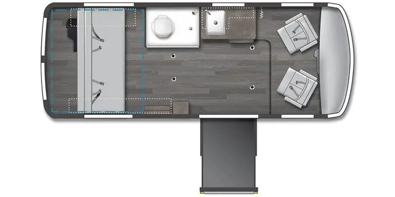 Winnebago Roam U59RX floor plan