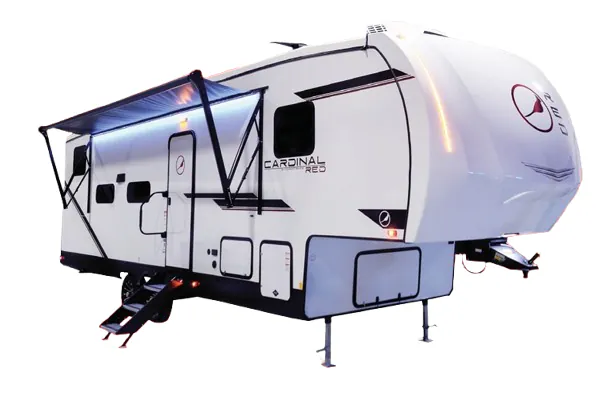 Forest River Cardinal Red 28BH exterior