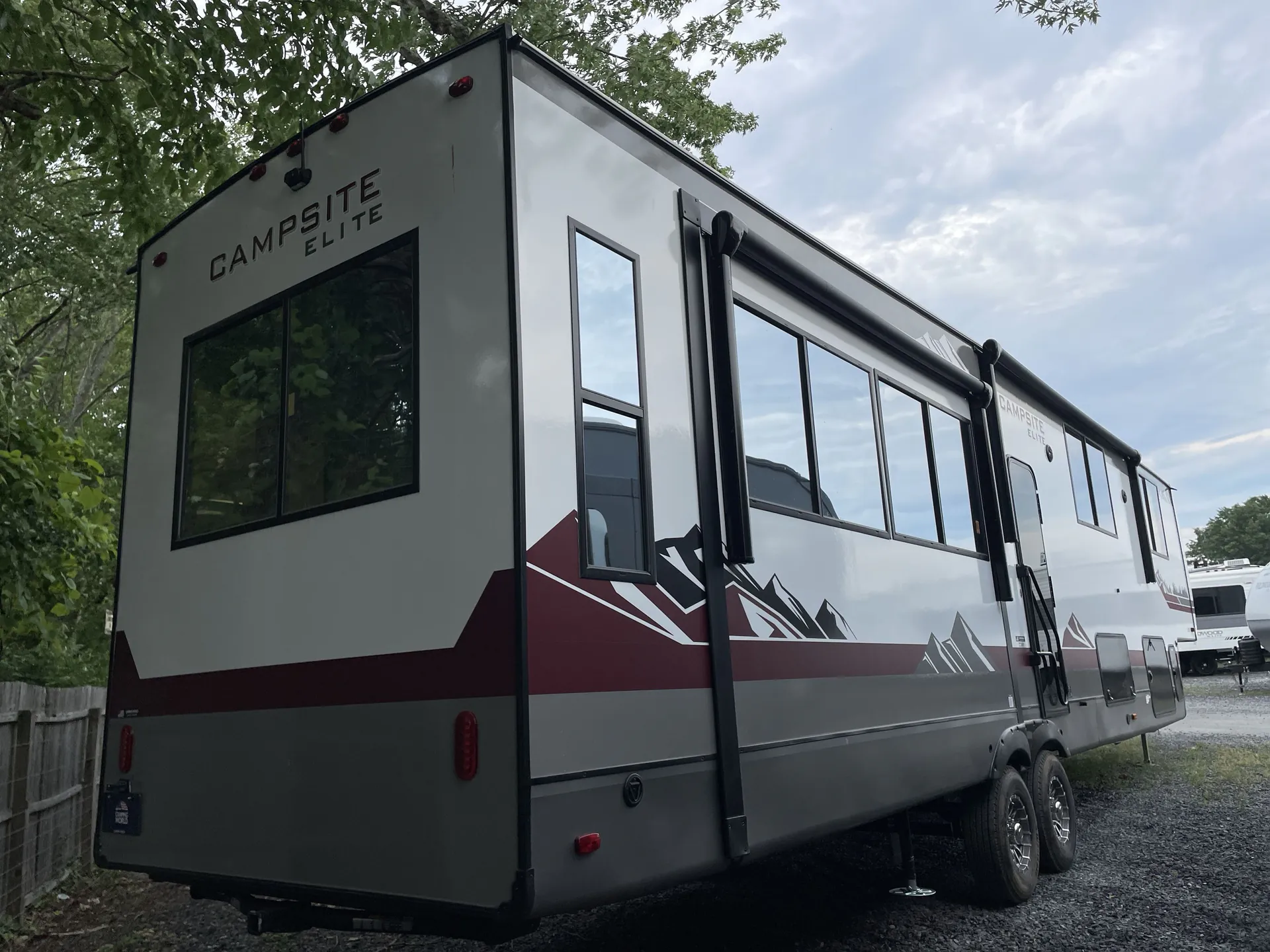 2027 Forest River Campsite Elite 36RF — backside