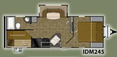 Heartland Mallard IDM245 floor plan