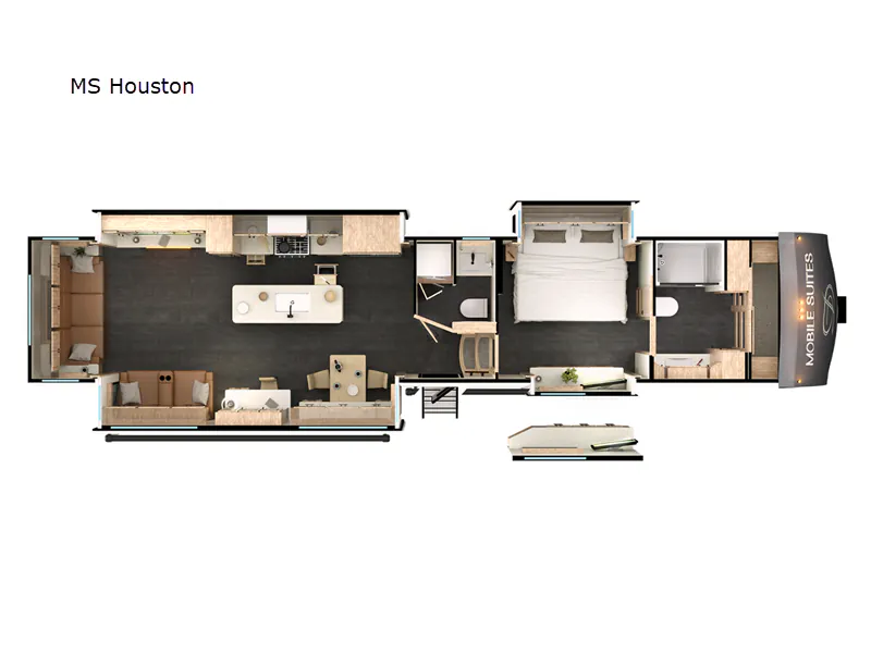 2025 DRV Mobile Suites MS Houston floor plan