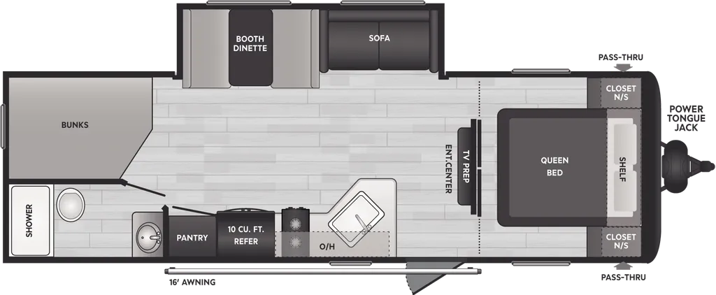 2026 Keystone Springdale Classic Double 261BHC floor plan