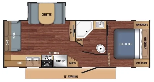 Braxton Creek BX 25RLS floor plan
