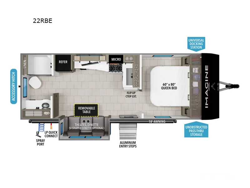 2026 Grand Design Imagine XLS 22RBE - Photo 3