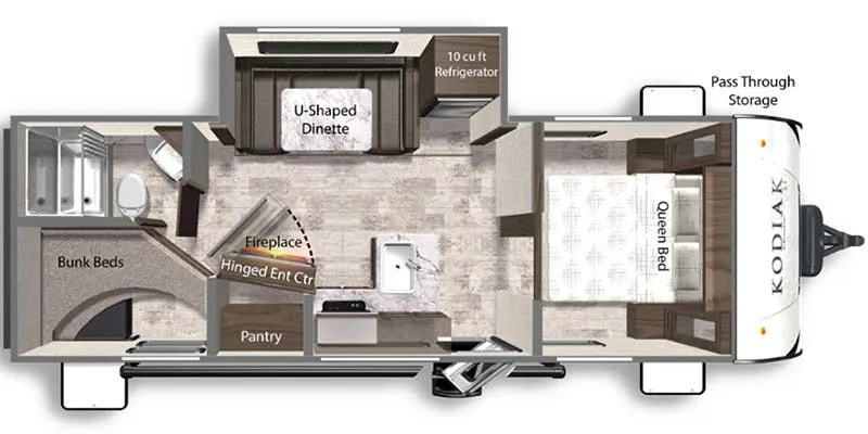 2022 Dutchmen Kodiak SE 24SBH - Floor plan