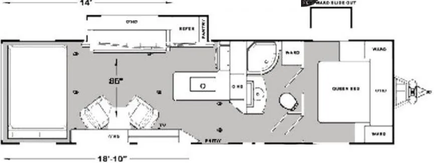 Eclipse Attitude 2814GS floor plan