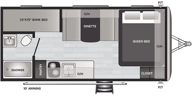2024 Keystone Springdale Classic Mini 1800BH floor plan