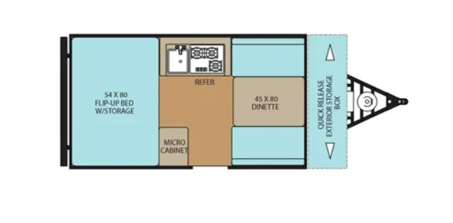 2016 VIKING LEGEND 12RBST floor plan