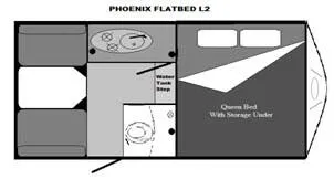 Phoenix Campers Flatbed LEVEL 2 floor plan