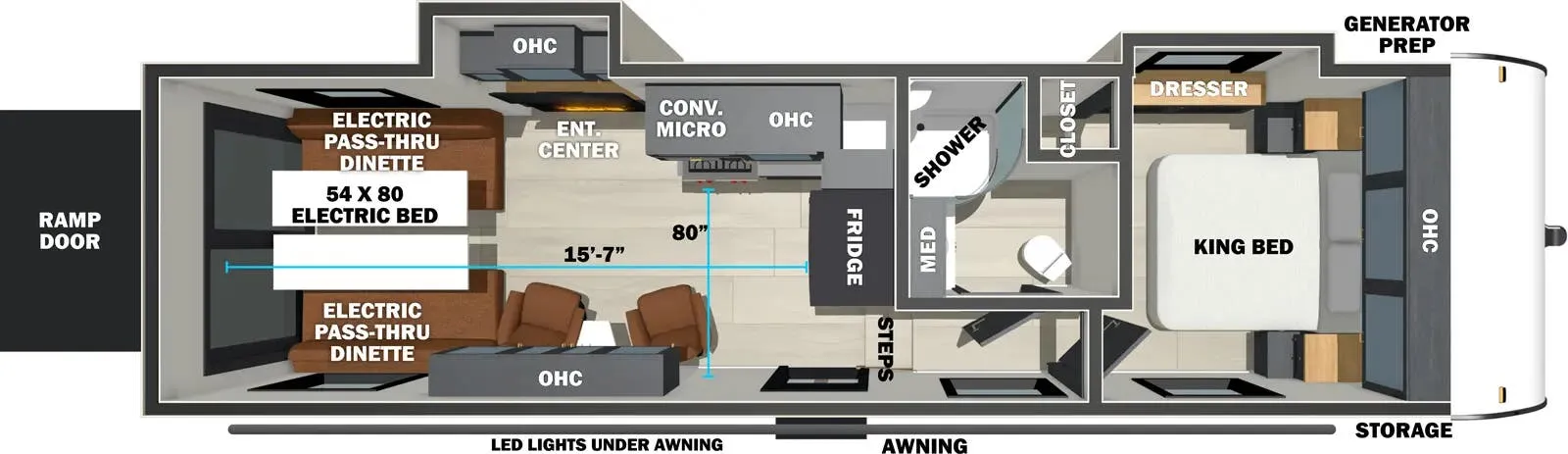 2026 Forest River Sandstorm 2800 - Floor plan