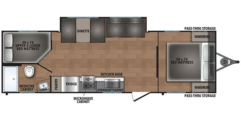 Shasta I-5 526DB floor plan