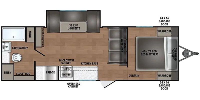 Shasta I-5 525RB floor plan