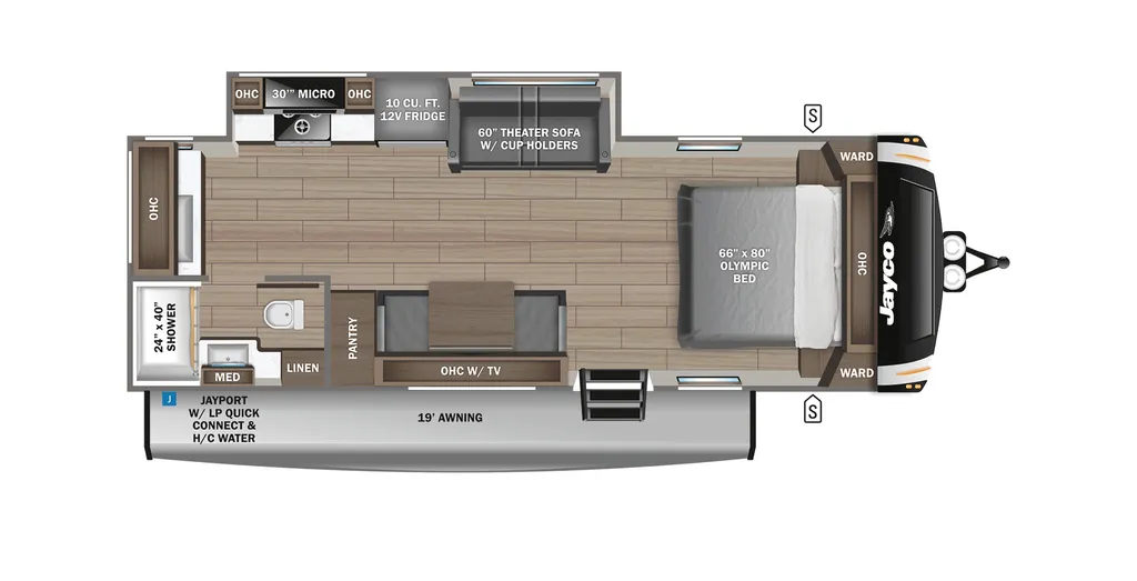 2026 Jayco Eagle HT 230MLCS floor plan