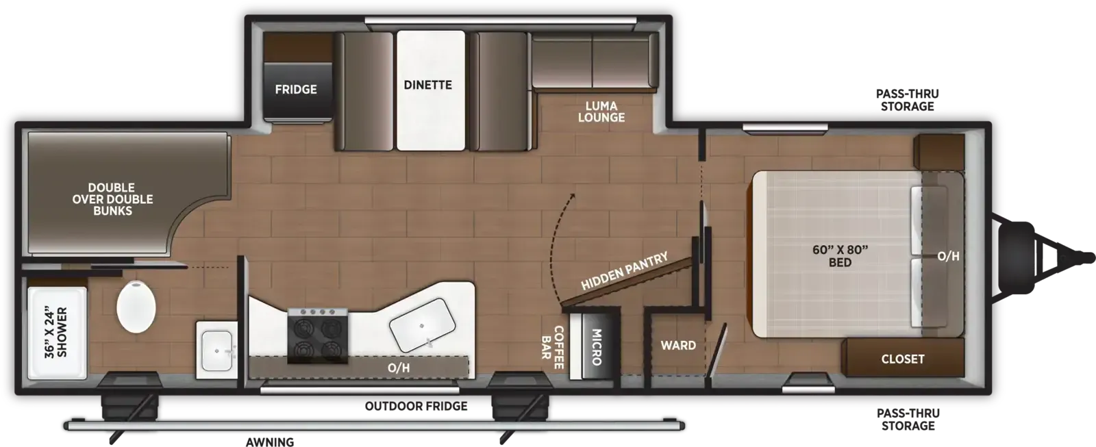 Forest River Airelume 265 floor plan
