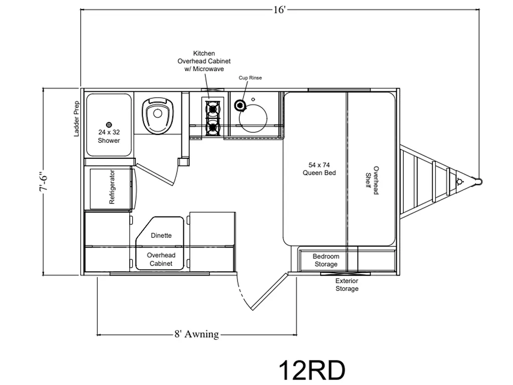 2026 Coachmen Clipper 12RD floor plan