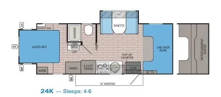 Jayco Melbourne 24K floor plan