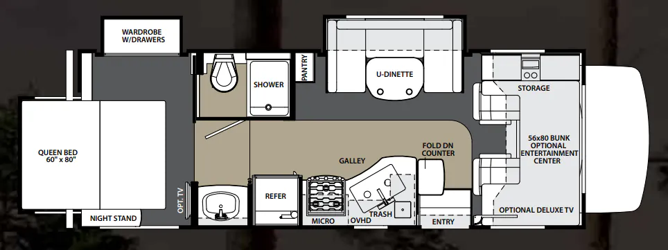 Forest River Forester 2501TS floor plan