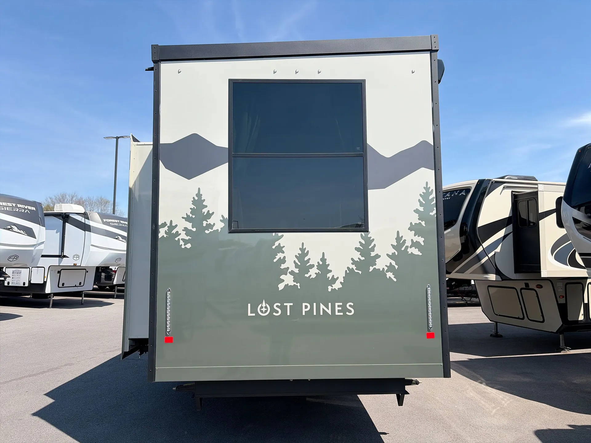 2026 Forest River Lost Pines HEMLOCK — backside